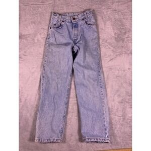 Vintage 90s Levi's 31350 Jeans Boys 12 Regular 27x27 Light Wash Denim Made USA